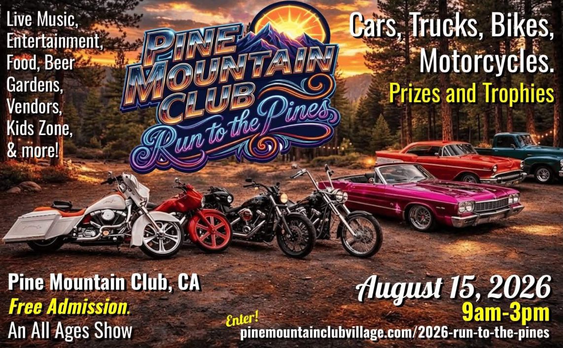 Run To The Pines Auto Show partial flyer August 2026